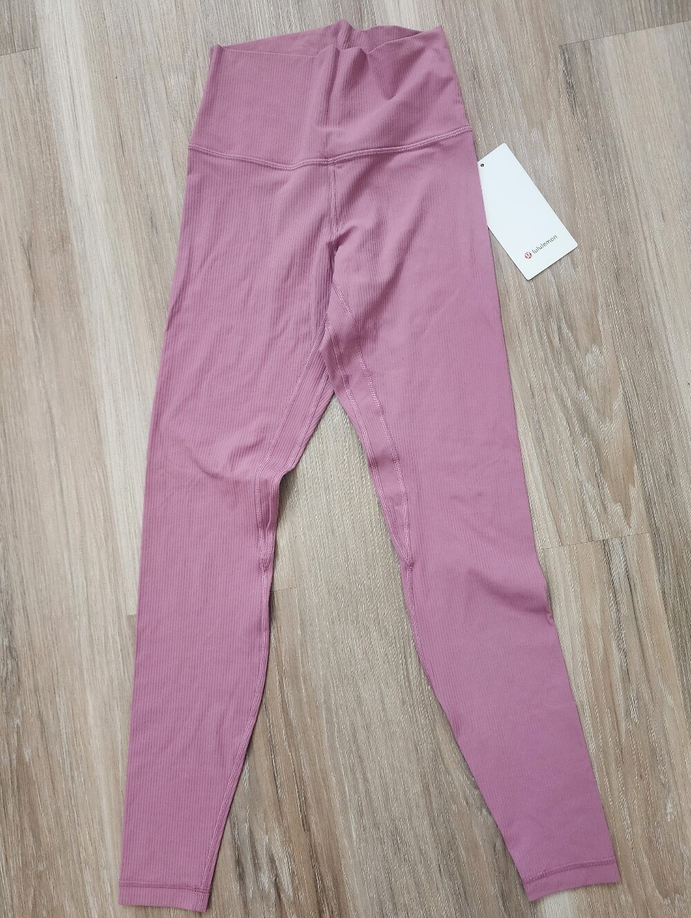 lululemon athletica Womand Ribbed High-Waist Leggings - Mauvem